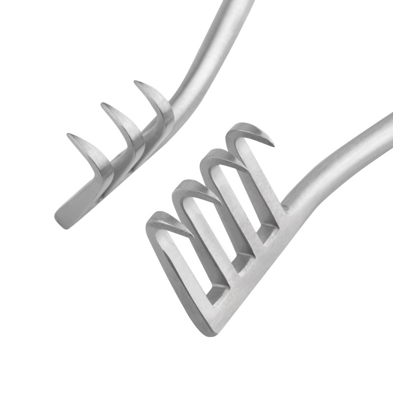 Retractor Weitlaner - 3 x 4 Teeth, (Length: 200mm, Form: sharp)