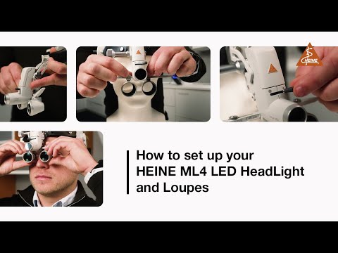 Heine ML4 LED Headlight Kit - mPack + Plug-in transformer