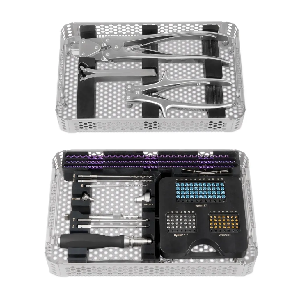 [185500] EickLoxx small osteosynthesis system plates - screws - titanium multidirectionally lockable.webp