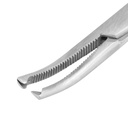 Artery Forceps Halstead-Mosquito - Basic (1 x 2 Teeth, Length: 120mm, Form: curved) 