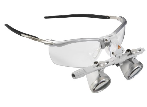 [310707] Loupes binoculaires Heine HR 2.5X (420 mm, support de loupe i-View + S-FRAME)