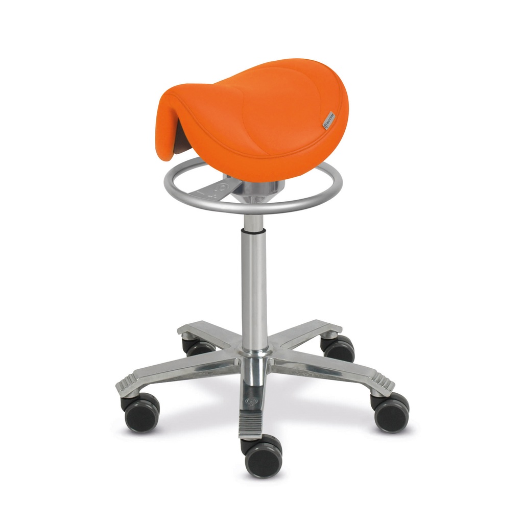 SCORE® AMAZONE Saddle Stool (Orange, w Balance)