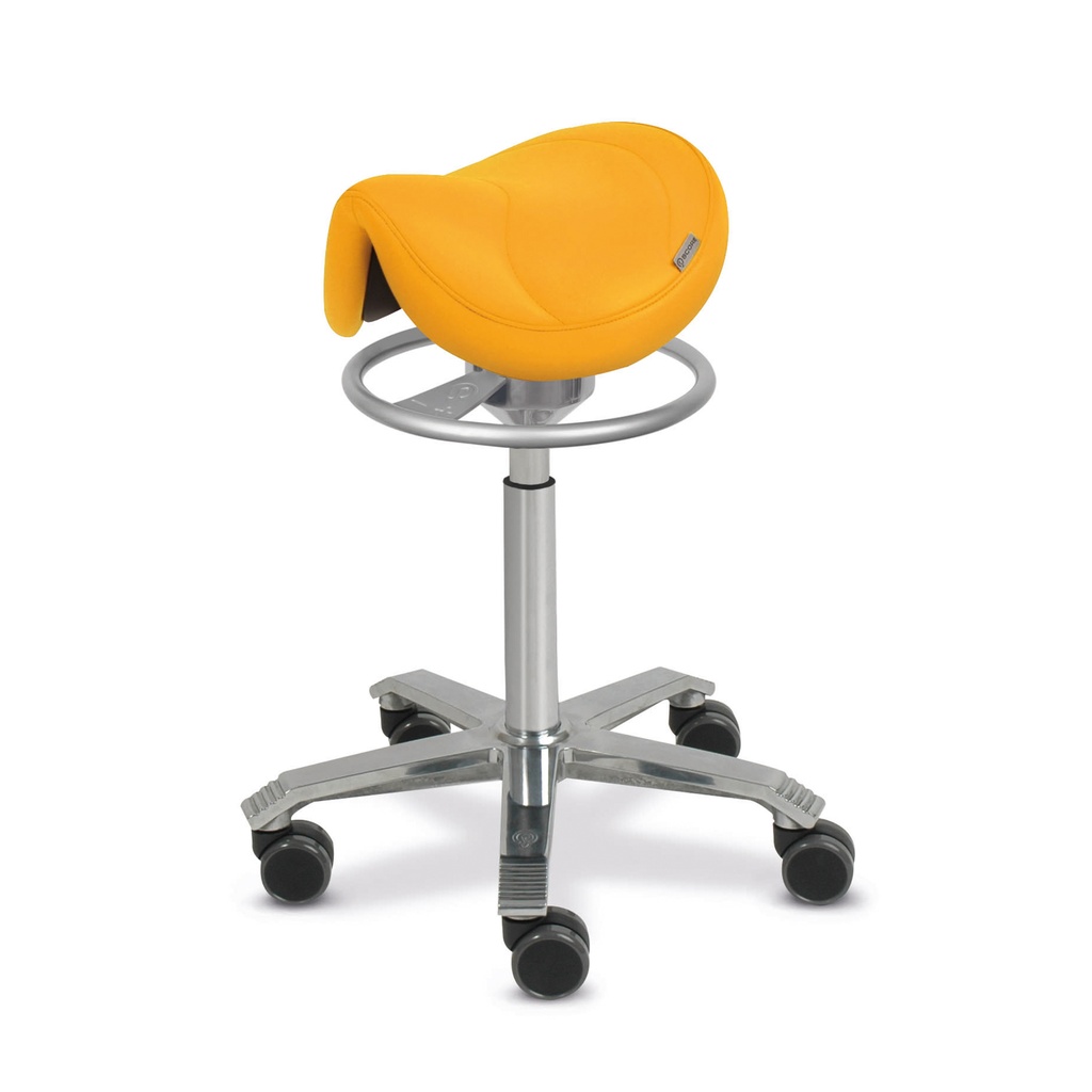 SCORE® AMAZONE Saddle Stool (Ochre Yellow, w Balance)