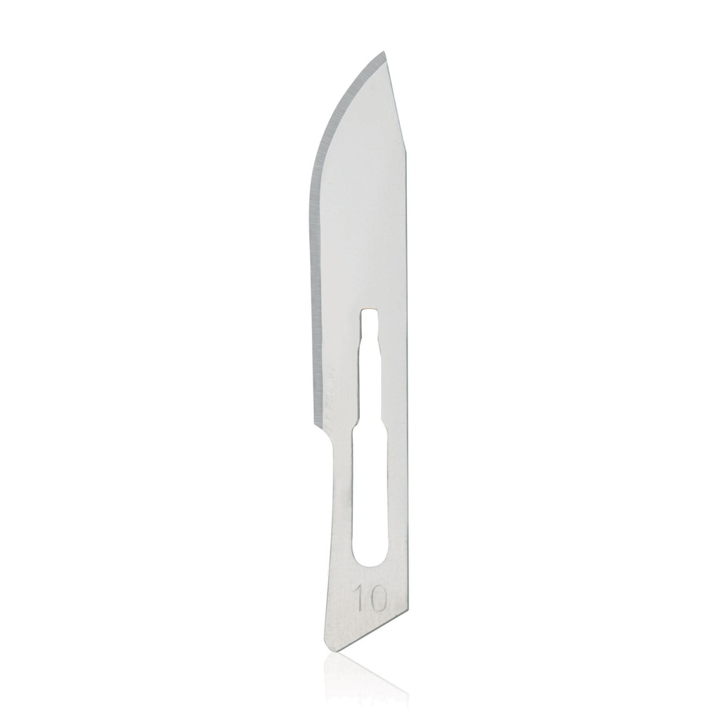[98100710] Scalpel blades standard, # 10, sterile Box of 100 pcs.