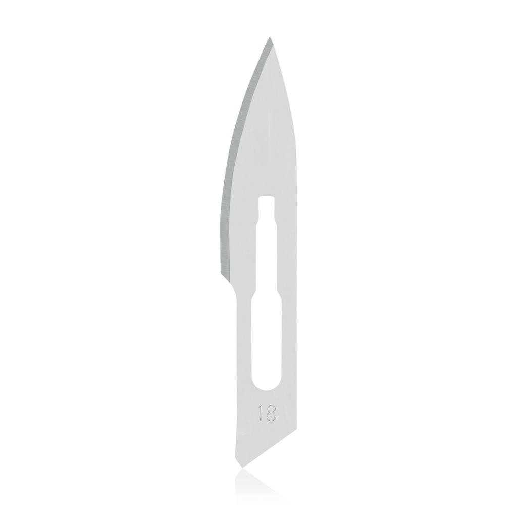 [98100718] Scalpel blades standard, # 18, sterile Box of 100 pcs.