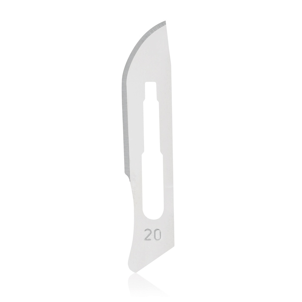 [98100720] Scalpel blades standard, # 20, sterile Box of 100 pcs.