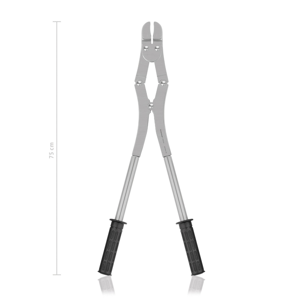 [177450] Compound molar cutter, stainless steel straight head, removable handles