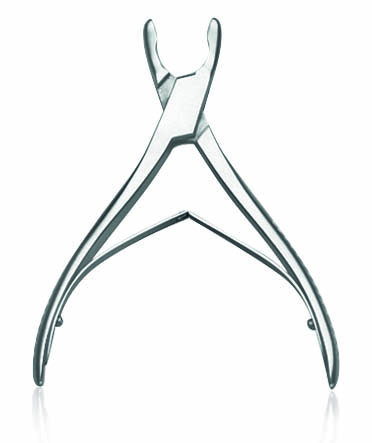 Bone rongeur Luer, curved, 15 cm, 6"
