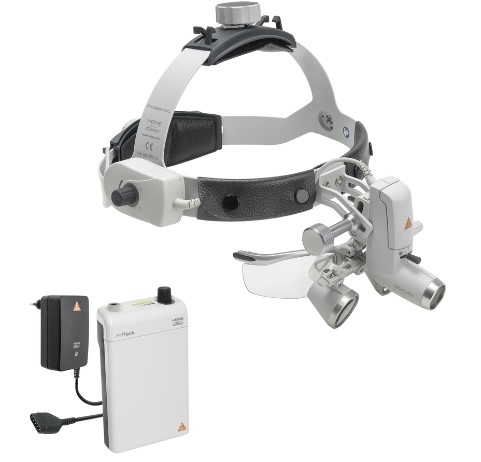 [J-008.31.441] | SPECIAL ORDER | Heine ML4 LED Head Light KIT with HR Binocular Loupe 2.5x/420mm