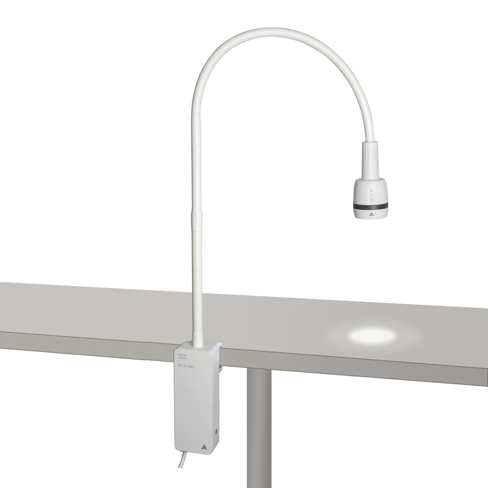[611122] | SPECIAL ORDER | Heine EL3 with Clamp for Table-top Mounting
