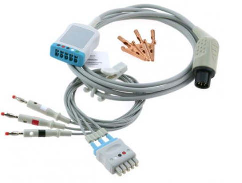 [MM10056] Cardell 3-Lead ECG Cable/Lead/Clip Set