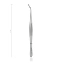 Plate and Screw Holding Forceps, stainless steel, angled, L 150 mm