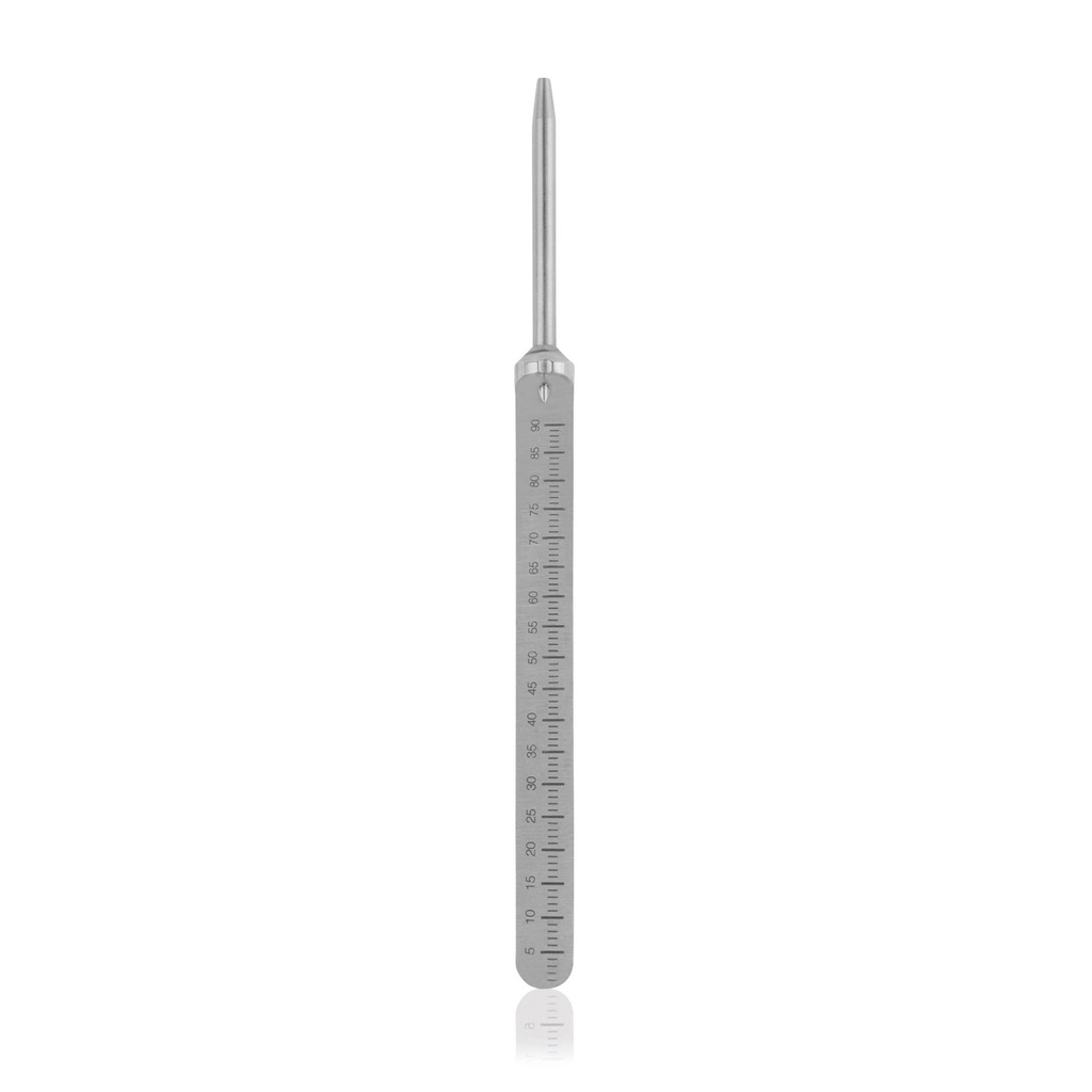 Screw Length Measuring Device, for KIRSCHNER Wires Diam. 0.9 – 1.6 mm, L 150 mm
