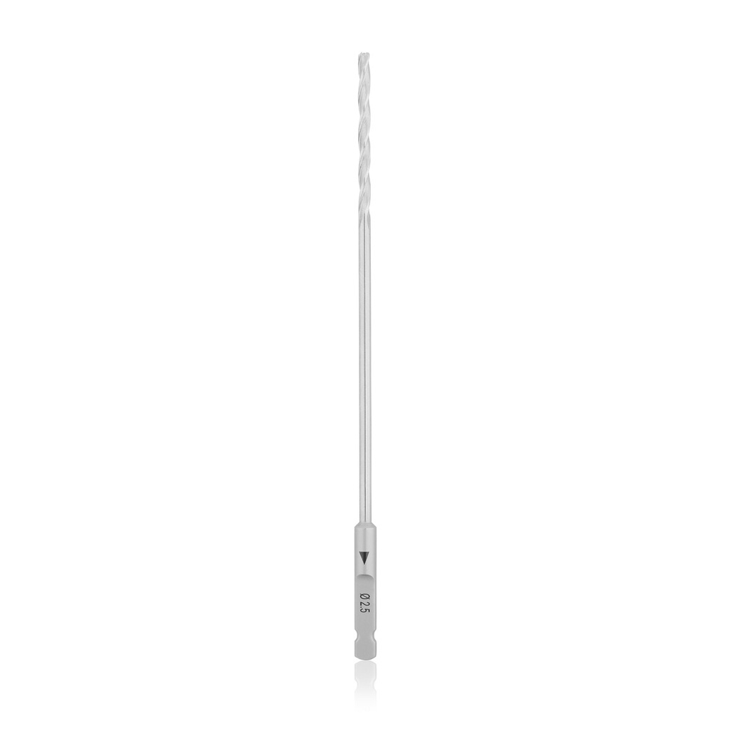 [197503] Twist Drill, Cannulated, Diam. 2.5 mm, L 120 mm, AO (Zlig 2)