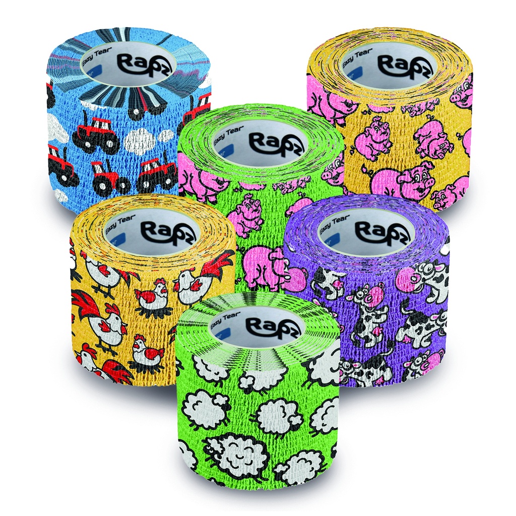 [AC07299A] Millpledge Rapz Funny Farm Vty Pack 2'' (pk 12)