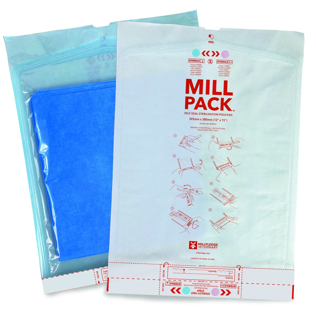 [SS00555A] Millpledge Millpack SS Pouch 12'' x 15'' (pk200)