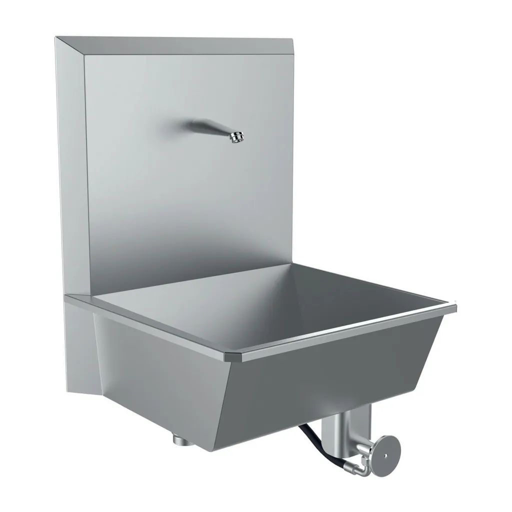 Scrub Sink, Single station, Knee push, 574 x 520 x 687 mm