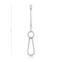 Retractor Volkmann - 2 Prongs, (Length: 220mm, Form: blunt)