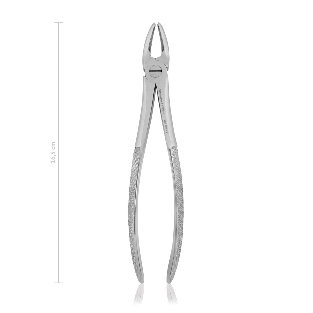 [176015] Dental Extraction Forceps - Diamond coated, (Length: 165mm)