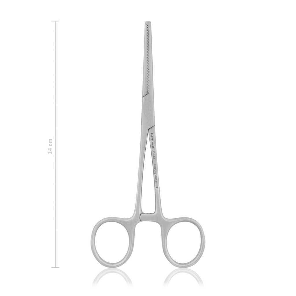 [142414] Artery Forceps Kocher (Length: 140mm, Form: straight)