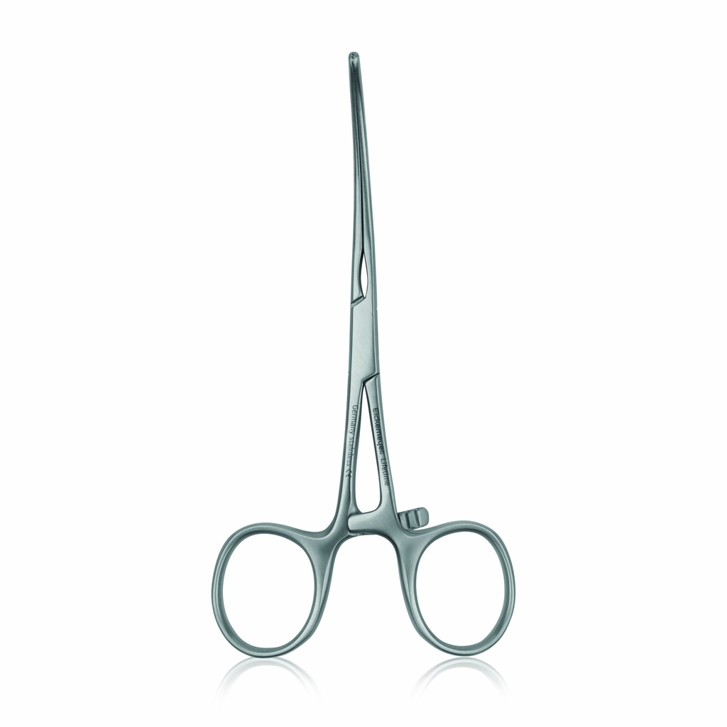 [144113] Intestinal Forceps Baby-Kocher (Length: 130mm, Form: curved)