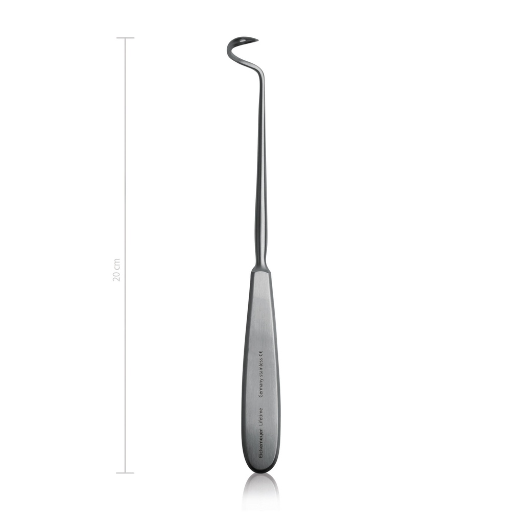 [154020] Deschamps Needle - Right Hand (20cm, Sharp)