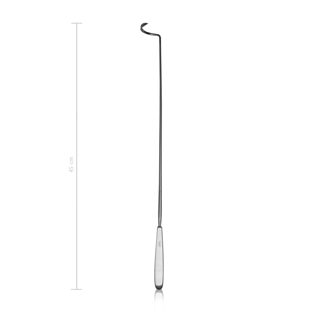 [154045] Deschamps Needle - Right Hand (45cm, Sharp)