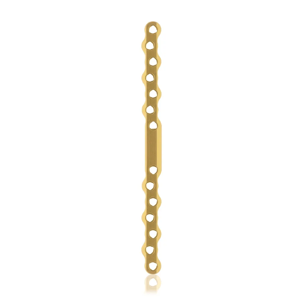 [187757] EickLoxx Large Bone Plate - 14 hole (L:160mm) Gold