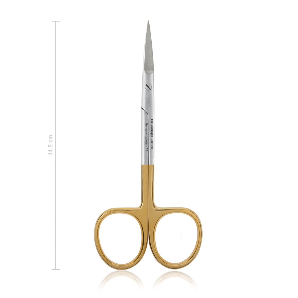[110011] Iris Scissors (TC) (Length: 115mm, Form: straight)