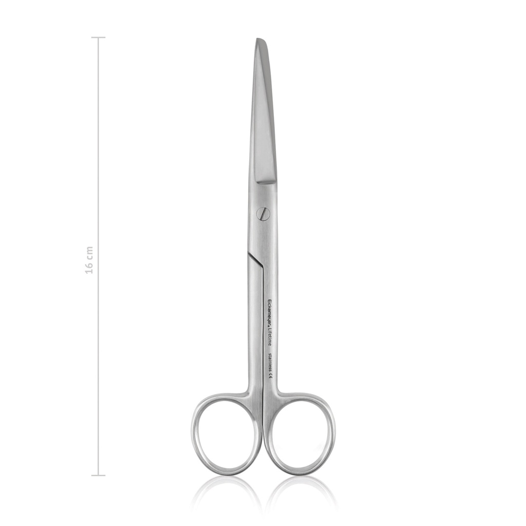 [970316] Operating Scissors - Basic (b/s, 16cm, curved)