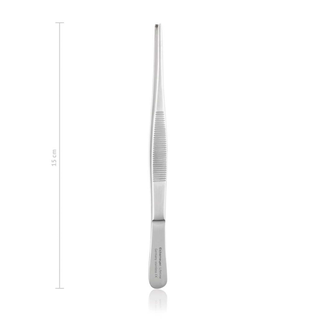 [133315] Tissue Forceps Rat Tooth - Robust, 1 x 2 Teeth, (Length: 150mm)