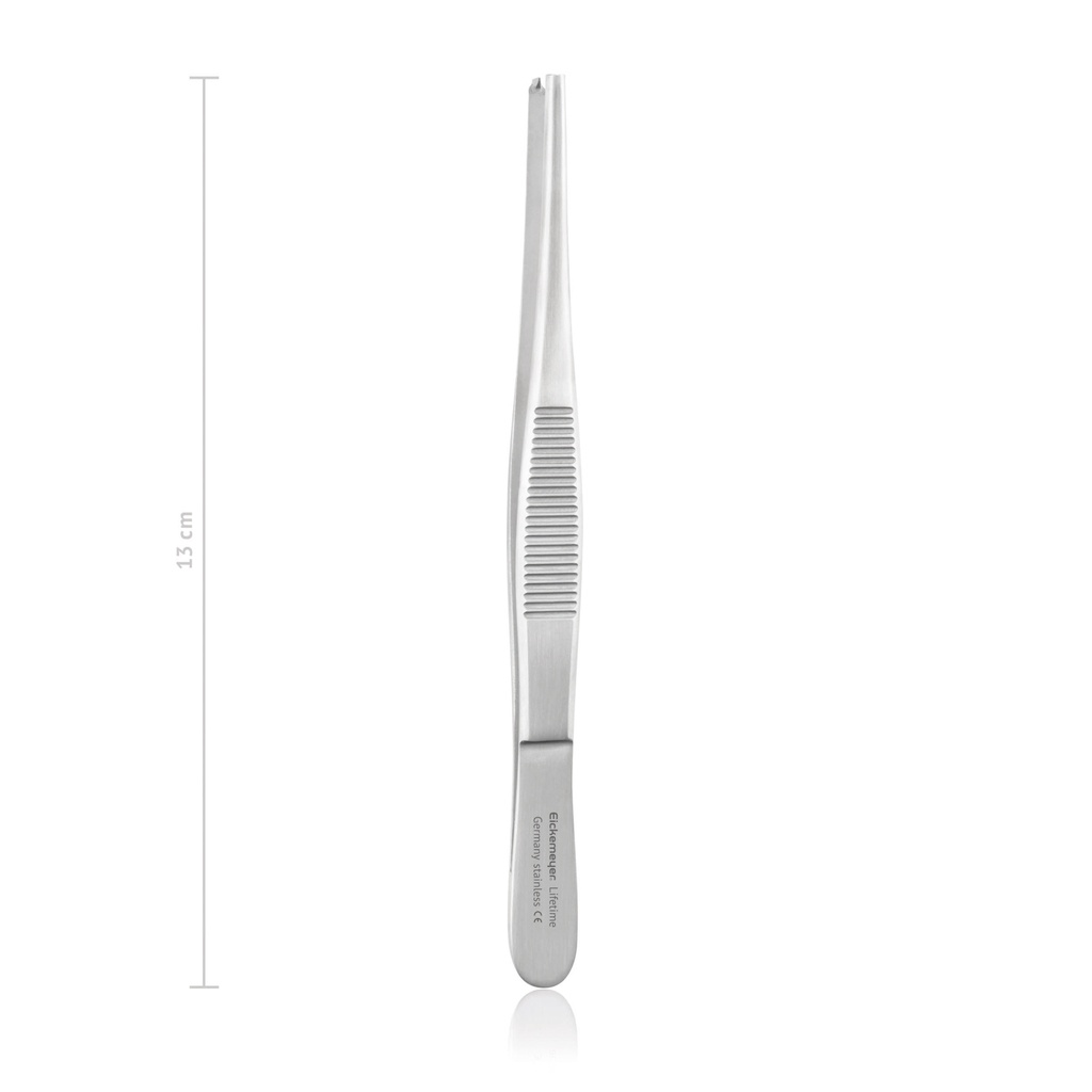 [133213] Tissue Forceps Rat Tooth - Standard, 1 x 2 Teeth, (Length: 130mm)