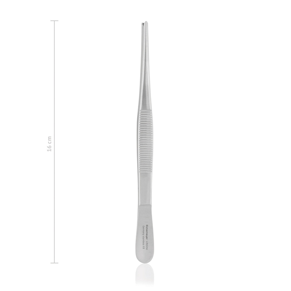 [133216] Tissue Forceps Rat Tooth - Standard, 1 x 2 Teeth, (Length: 160mm)