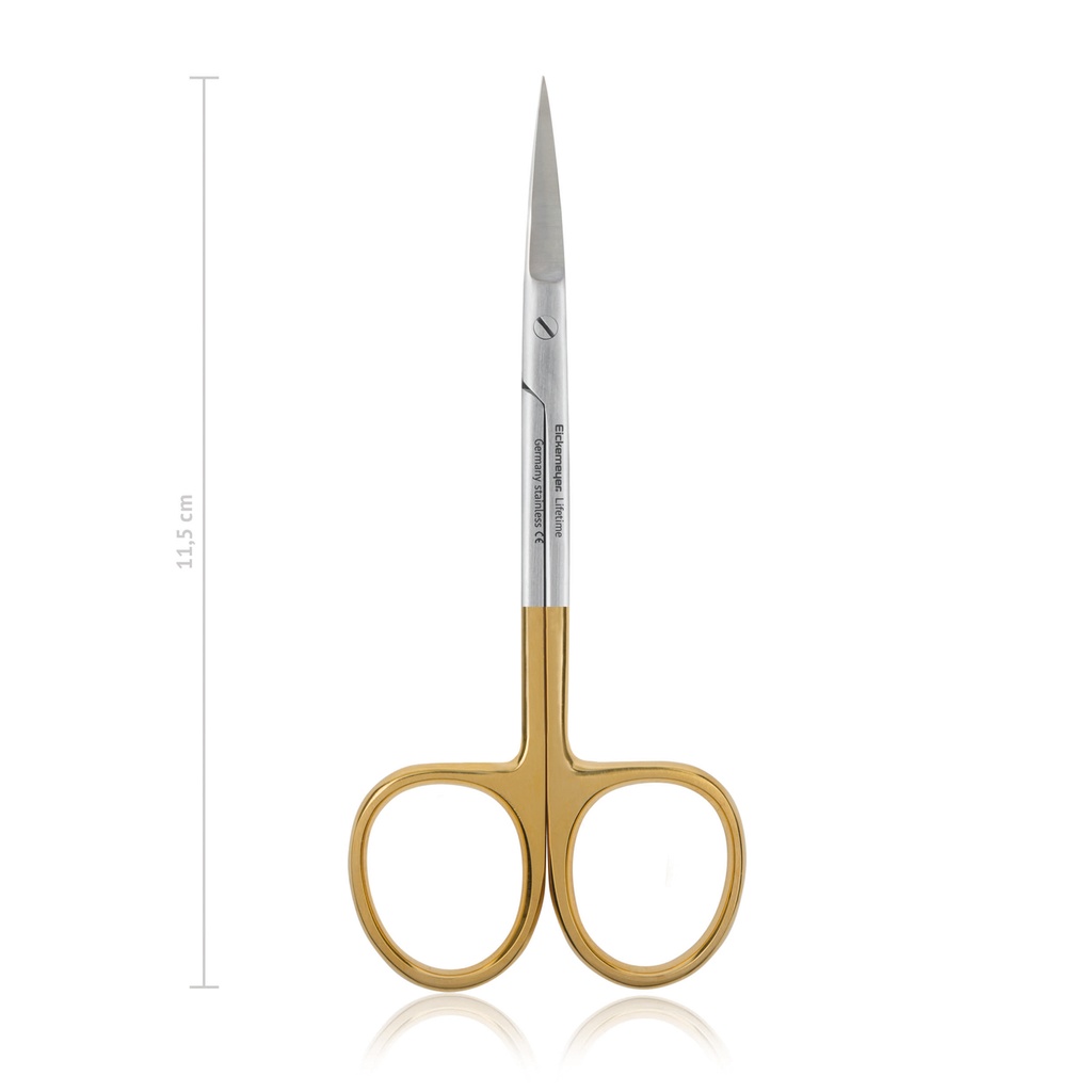 [110111] Iris Scissors (TC) (Length: 115mm, Form: curved)