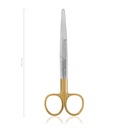 MAYO Scissors (TC) (Length: 145mm, Form: curved)