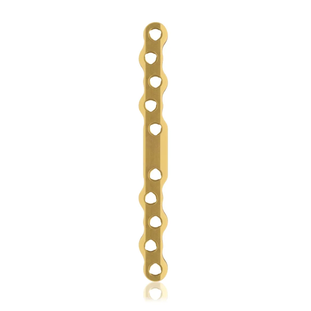 [187754] EickLoxx Large Bone Plate - 10 holes (L:110mm) Gold