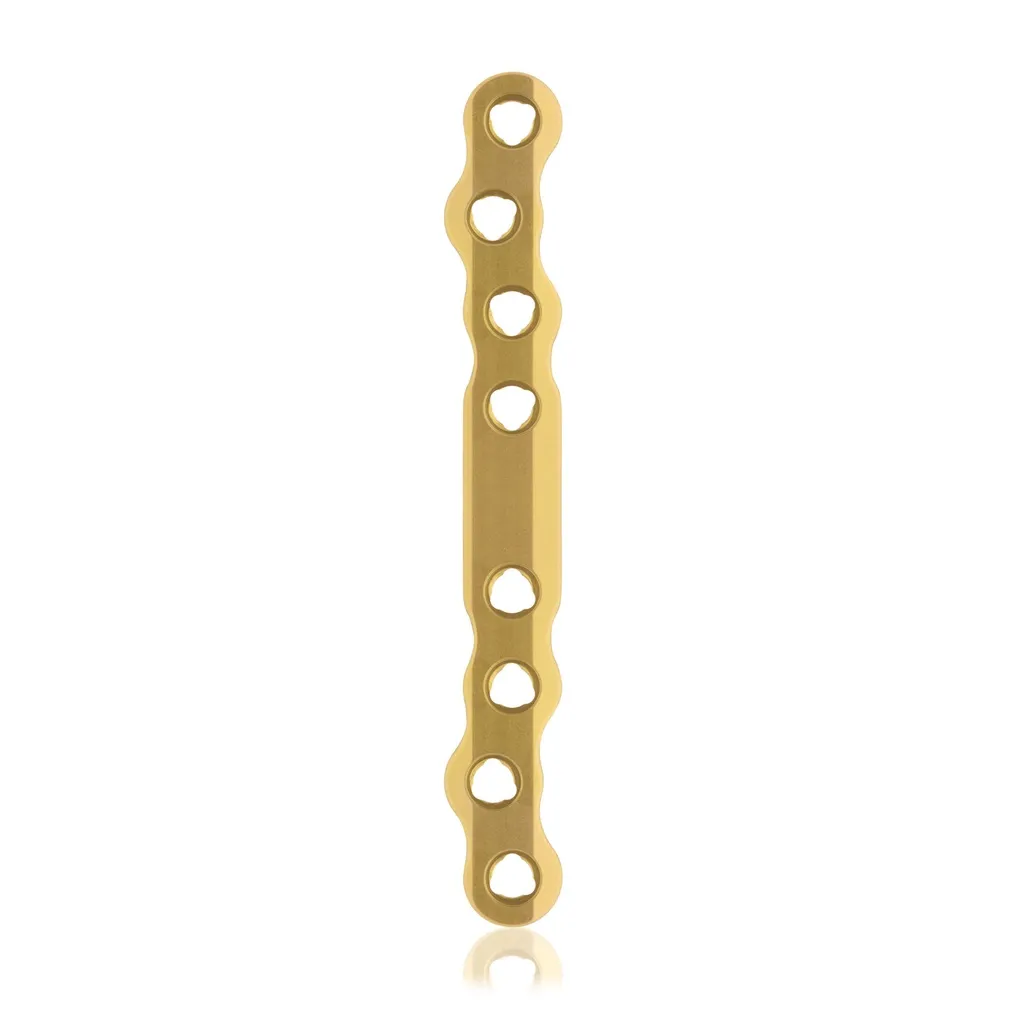 [187752] EickLoxx Large Bone Plate - 8-hole (L:90mm) Gold