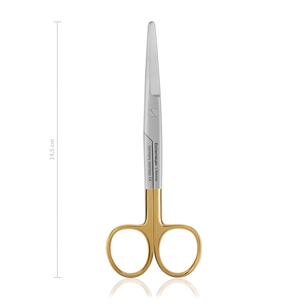 [117315] MAYO Scissors (TC) Serrated blade, (Length: 145mm, Form: curved)