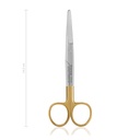 MAYO Scissors (TC) Serrated blade, (Length: 145mm, Form: curved)