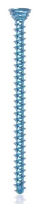 [185604] Titanium locking screw 2.7 x40mm Light Blue