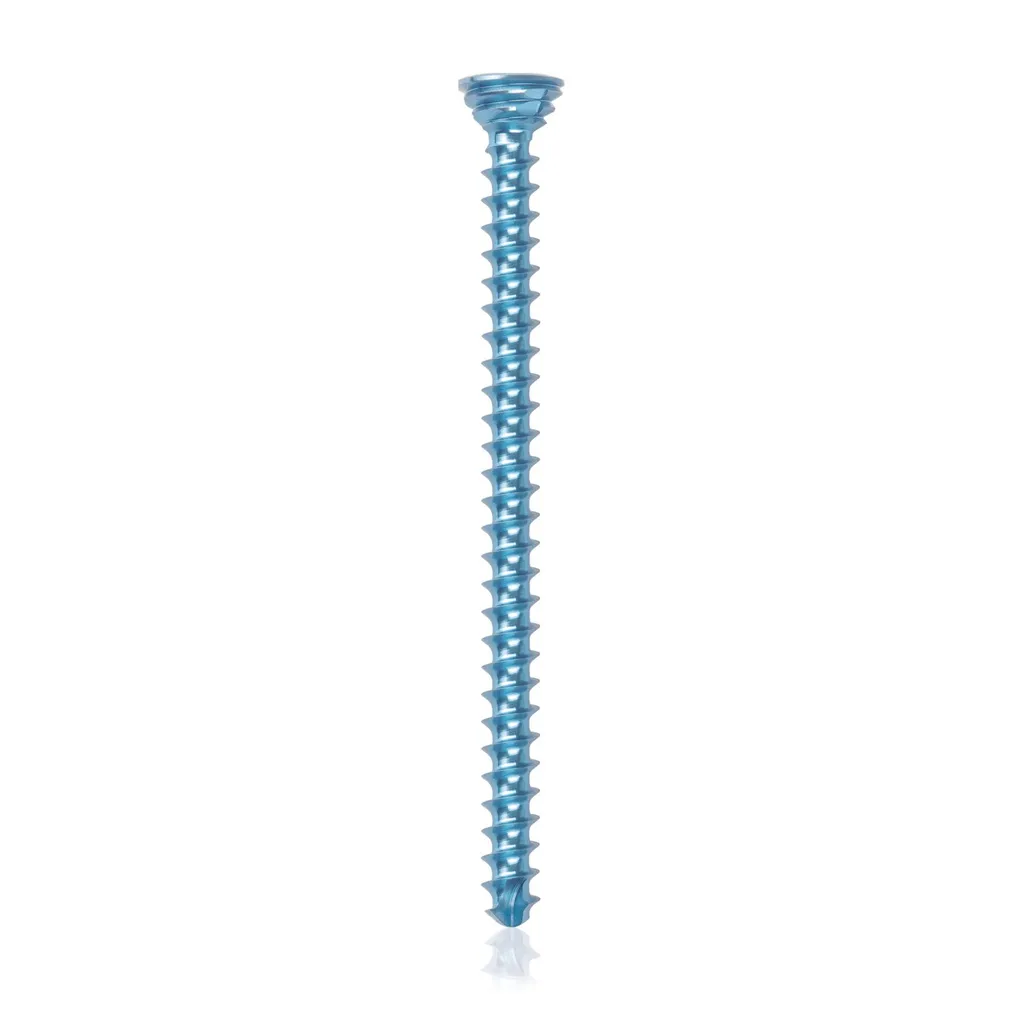 [185604] Titanium locking screw 2.7 x40mm Light Blue