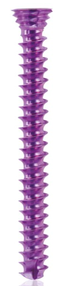 [185584] Titanium locking screw 3.5 x 38mm Magenta