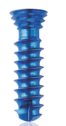 [185592] Titanium locking screw 4.0 x 14mm Dark Blue
