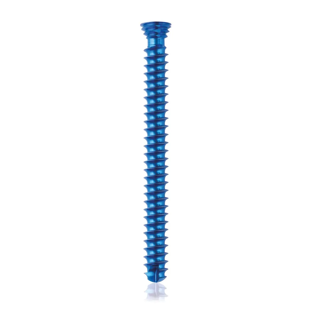 [185467] Titanium locking screw 4.0 x 40mm Dark Blue