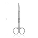 MAYO Scissors (Length: 140mm, Form: straight)