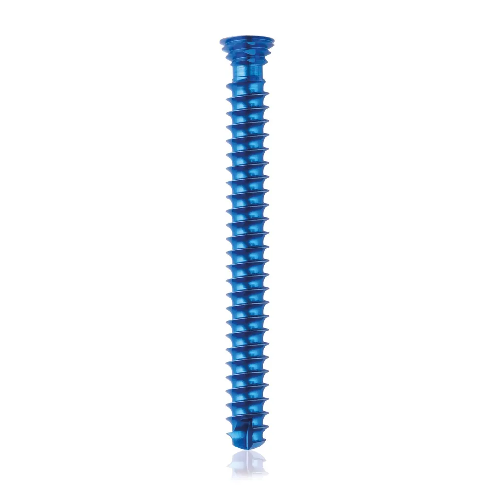 [185465] Titanium locking screw 4.0 x 36mm Dark Blue