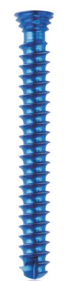 [185466] Titanium locking screw 4.0 x 38mm Dark Blue