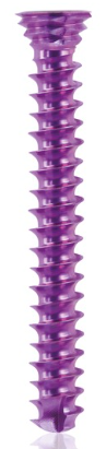 [185579] Titanium locking screw 3.5 x 28mm Magenta