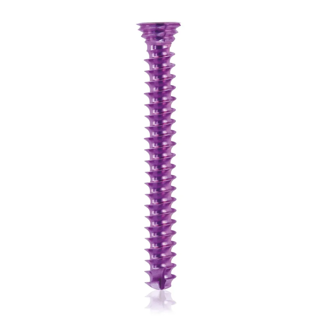 [185579] Titanium locking screw 3.5 x 28mm Magenta