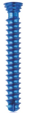 [185461] Titanium locking screw 4.0 x 28mm Dark Blue